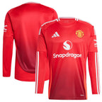 Camisa Manga Longa I Manchester United 2024/25 Masculina