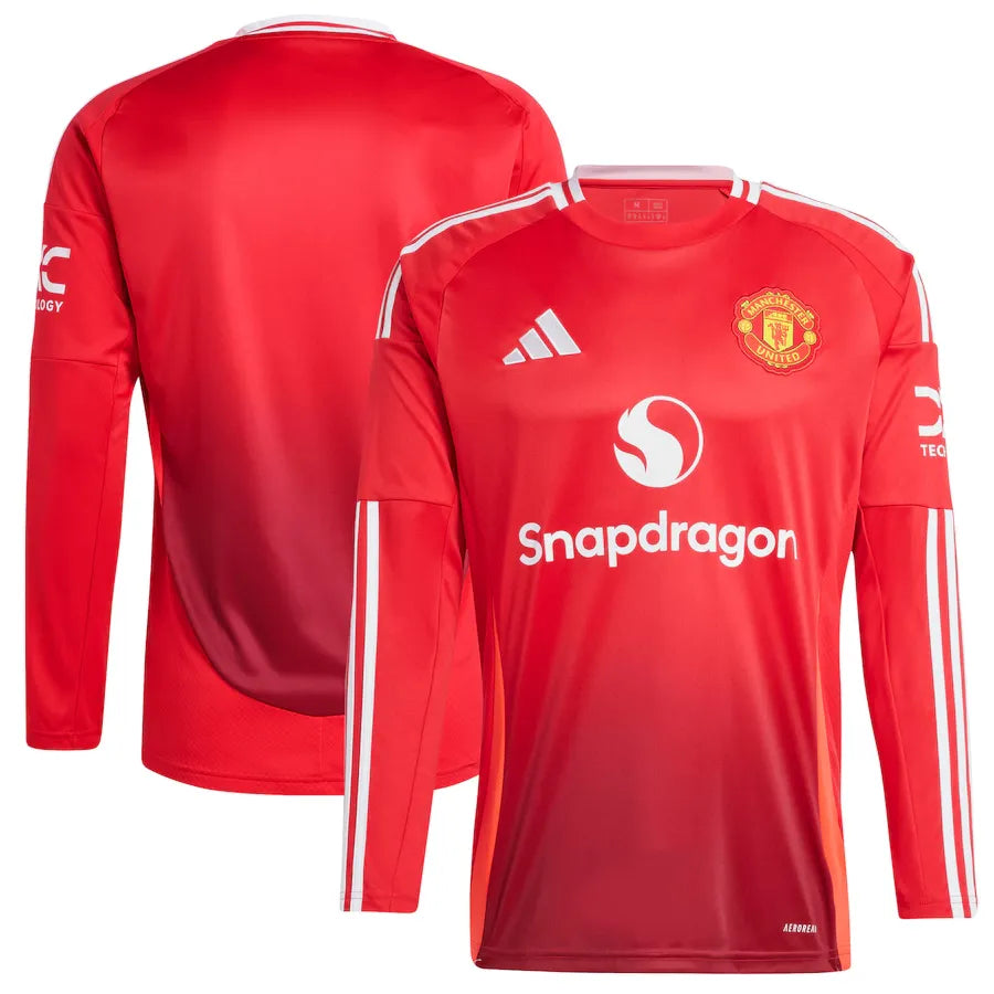 Camisa Manga Longa I Manchester United 2024/25 Masculina