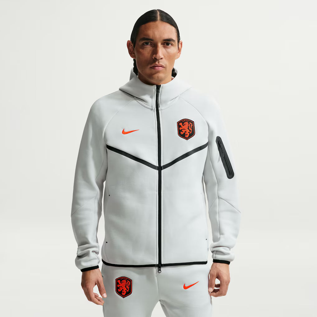 Moletom Tech Fleece Holanda Cinza 2026 Masculino