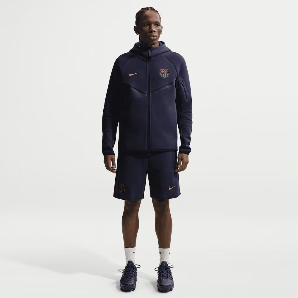 Shorts Moletom Barcelona Azul 26/27 Masculino