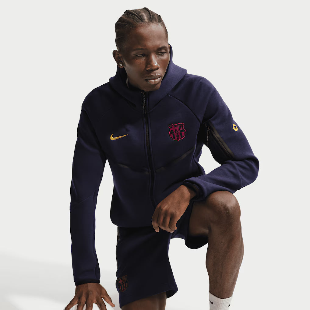 Moletom Barcelona Tech Fleece Azul 26/27 Masculino