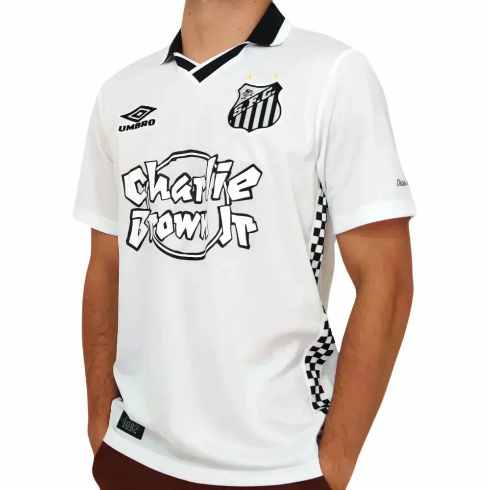 Camisa Santos Charlie Brown Jr. Dias Glória Masculina