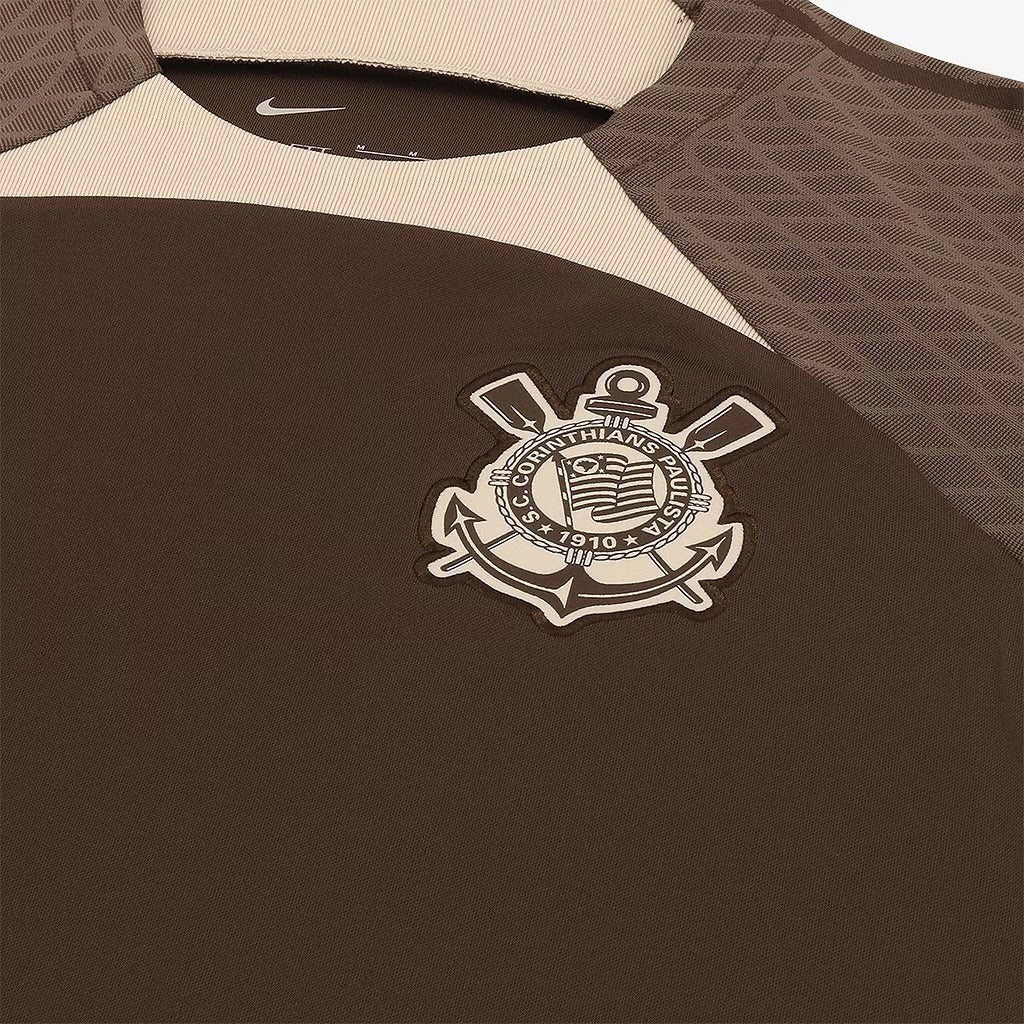 Camisa Corinthians Treino Marrom 2024/25 Masculina